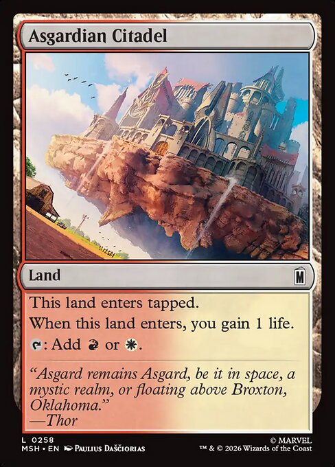 Asgardian Citadel (258) - Marvel Super Heroes - Game On