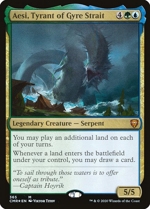 Aesi, Tyrant of Gyre Strait (365) (Foil) - Commander Legends - Game On