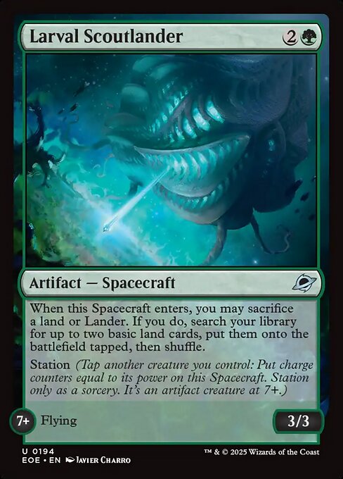Larval Scoutlander (194) (Foil) - Edge of Eternities - Game On