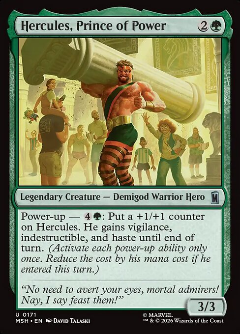 Hercules, Prince of Power (171) - Marvel Super Heroes - Game On