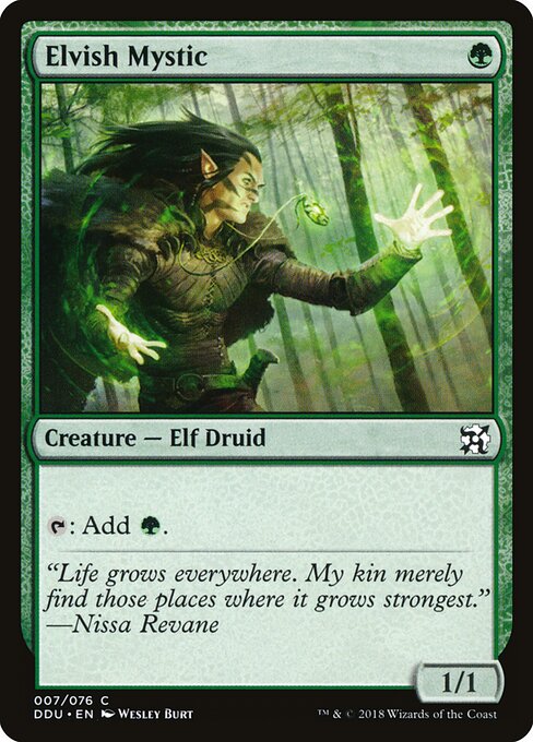 Elvish Mystic (7) - Duel Decks: Elves vs. Inventors - Game On