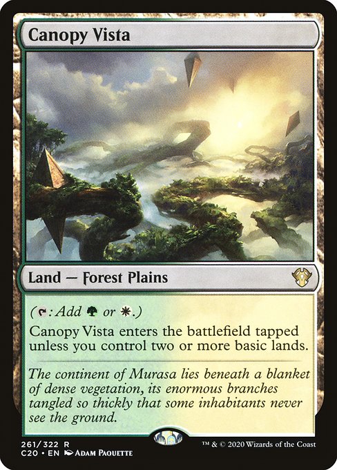 Canopy Vista (261) - Commander 2020 - Game On