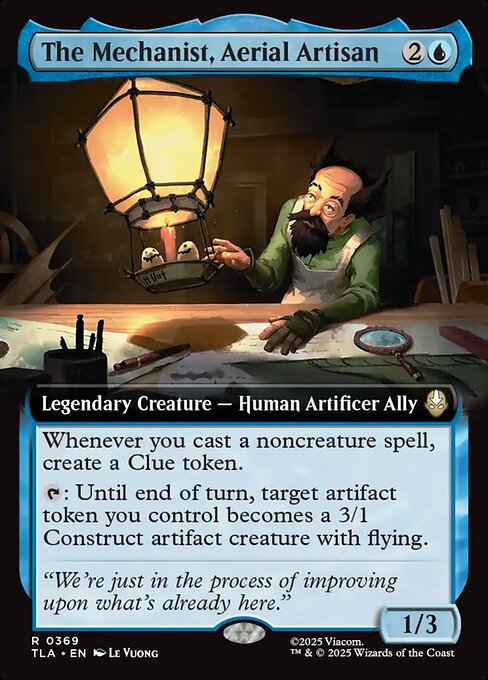 The Mechanist, Aerial Artisan (369) - EXTENDED ART - Avatar: The Last Airbender - Game On