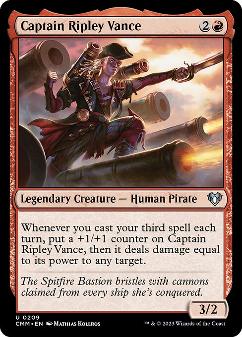Captain Ripley Vance (209) - Commander Masters - Game On