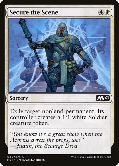 Secure the Scene (35) (Foil) - Core Set 2021 - Game On