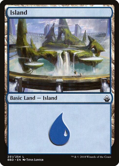 Island (251) (Foil) - Battlebond - Game On