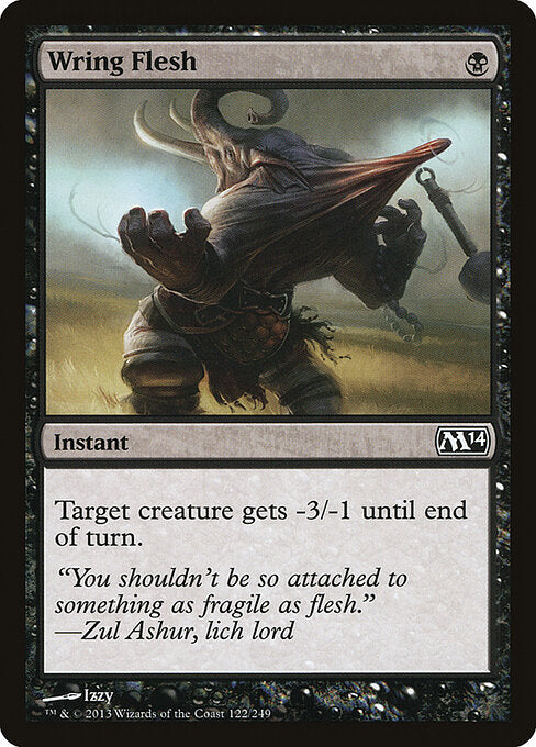 Wring Flesh (122) (Foil) - Magic 2014 - Game On