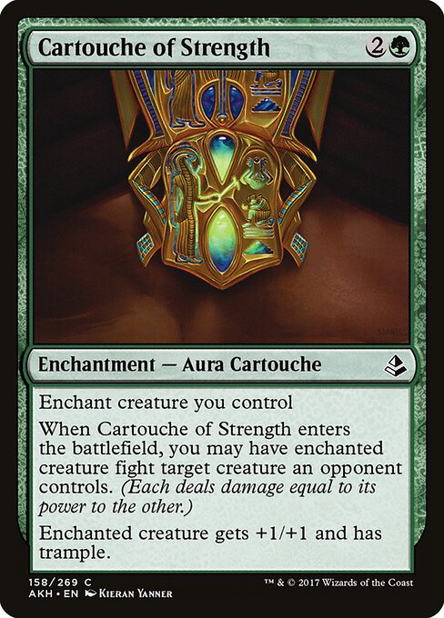 Cartouche of Strength (158) - Amonkhet - Game On