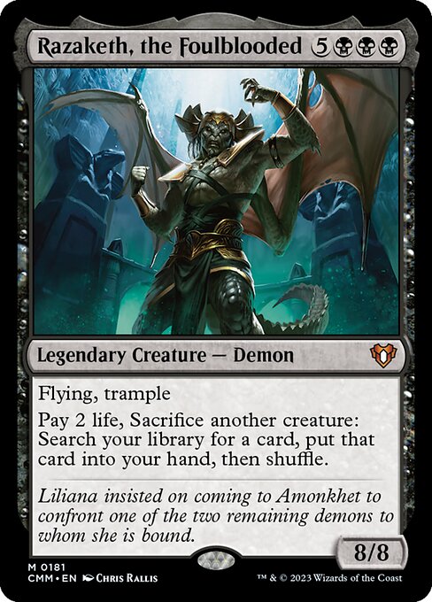 Razaketh, the Foulblooded (181) - Commander Masters - Game On