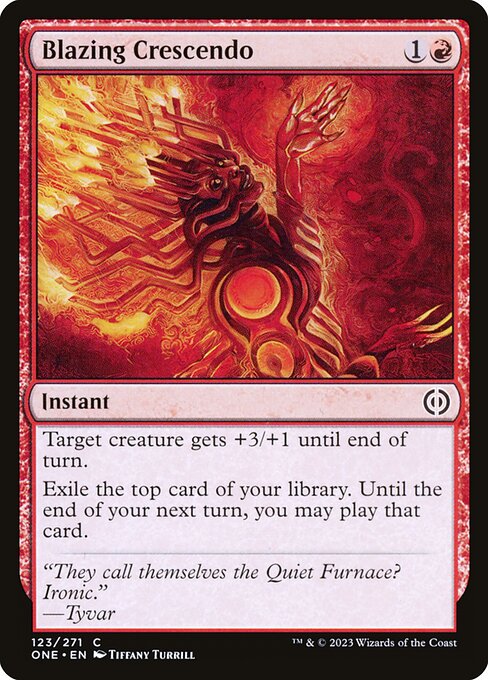 Blazing Crescendo (123) - Phyrexia: All Will Be One - Game On