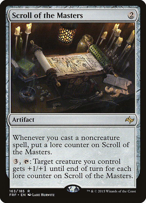 Scroll of the Masters (163) (Foil) - Fate Reforged - Game On