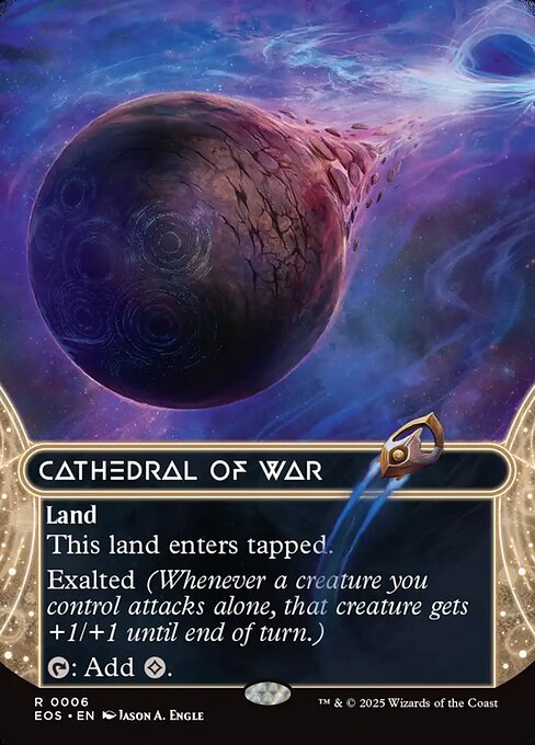 Cathedral of War (6) - BORDERLESS - FULL ART - Edge of Eternities: Stellar Sights - Game On