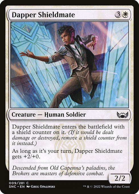 Dapper Shieldmate (9) (Foil) - Streets of New Capenna - Game On