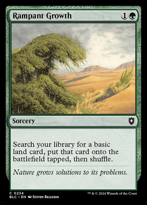 Rampant Growth (234) - Bloomburrow Commander - Game On