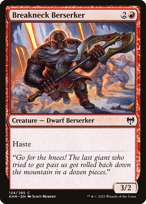 Breakneck Berserker (124) (Foil) - Kaldheim - Game On