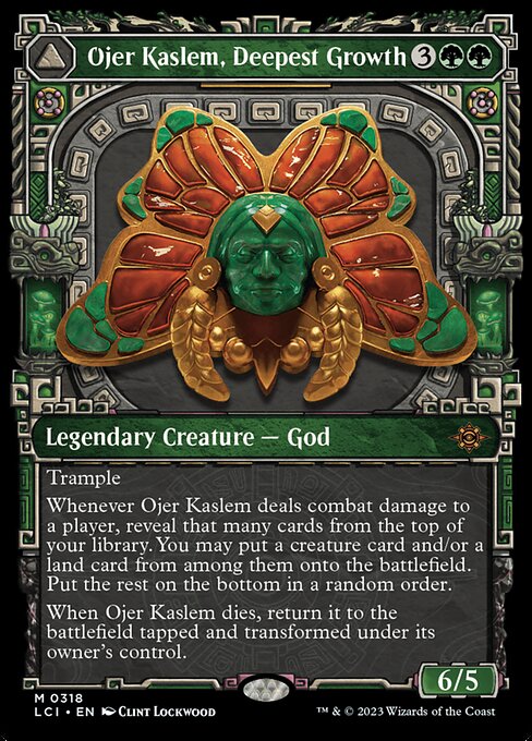 Ojer Kaslem, Deepest Growth // Temple of Cultivation (318) - SHOWCASE (Foil) - The Lost Caverns of Ixalan - Game On