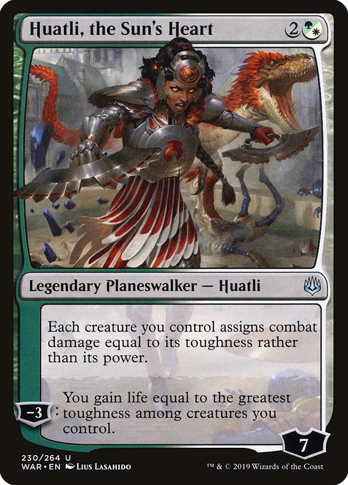 Huatli, the Sun's Heart (230) (Foil) - War of the Spark - Game On