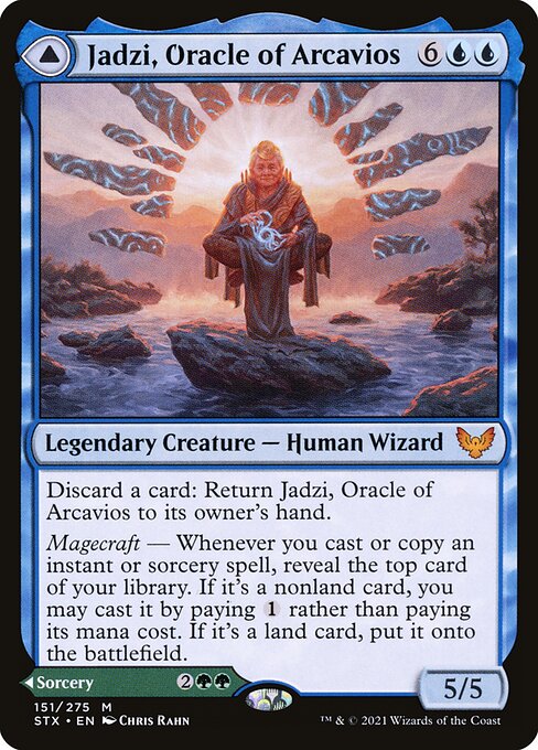 Jadzi, Oracle of Arcavios // Journey to the Oracle (151) - Strixhaven: School of Mages - Game On