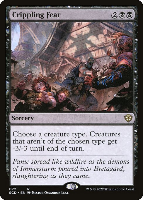Crippling Fear (72) - Starter Commander Decks - Game On
