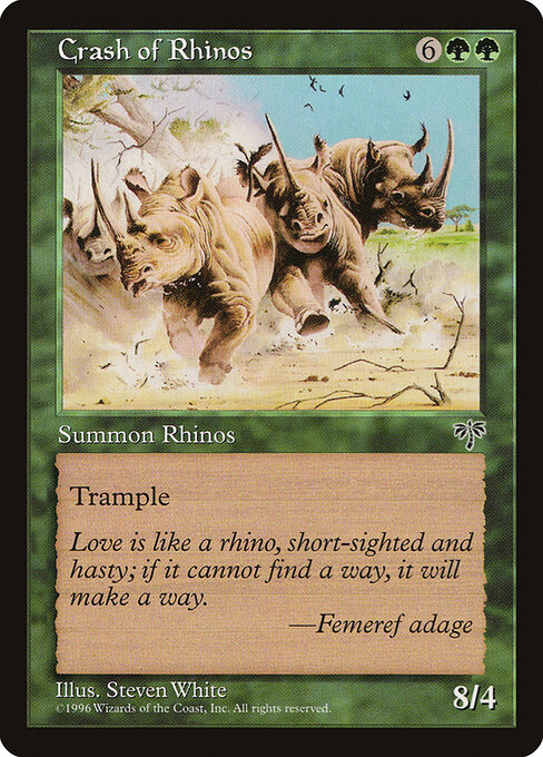 Crash of Rhinos (210) - Mirage - Game On