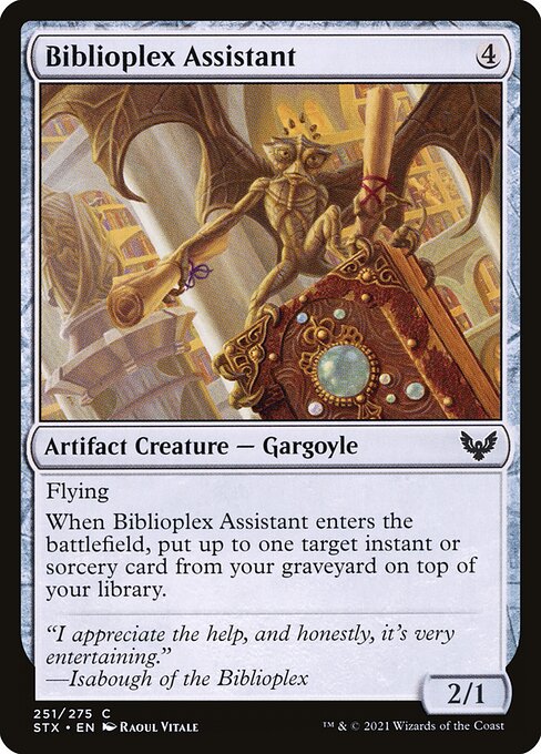 Biblioplex Assistant (251) (Foil) - Strixhaven: School of Mages - Game On