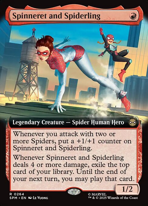 Spinneret and Spiderling (264) - EXTENDED ART - Marvel's Spider-Man - Game On