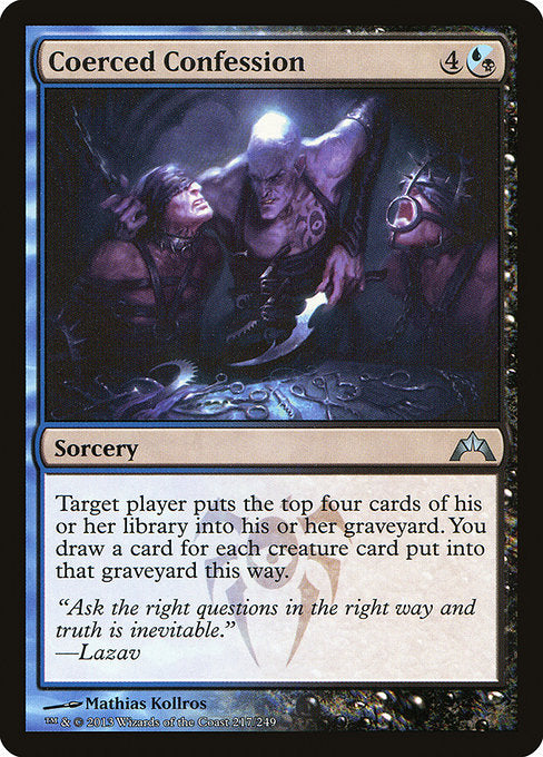 Coerced Confession (217) (Foil) - Gatecrash - Game On