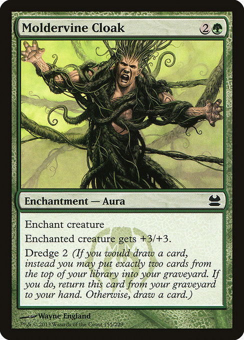 Moldervine Cloak (155) (Foil) - Modern Masters - Game On