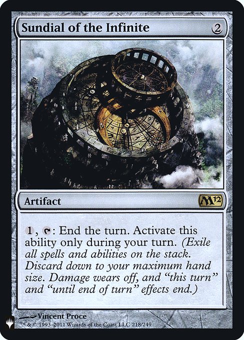 Sundial of the Infinite (M12-218) (Foil) - The List - Game On