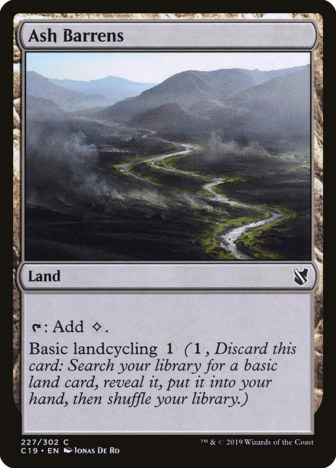 Ash Barrens (227) - Commander 2019 - Game On