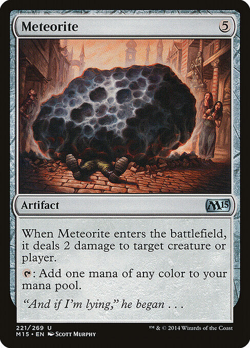 Meteorite (221) (Foil) - Magic 2015 - Game On