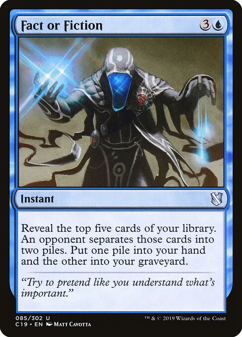 Fact or Fiction (85) - Commander 2019 - Game On