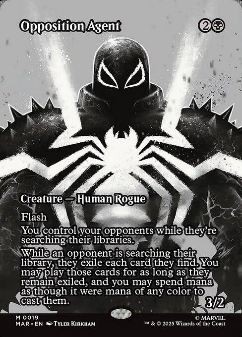Opposition Agent (19) - BORDERLESS - FULL ART - Marvel Universe - Game On