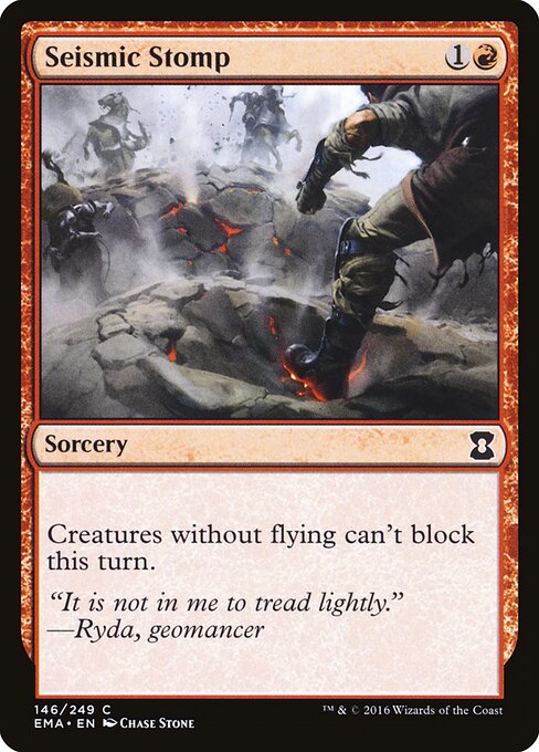 Seismic Stomp (146) (Foil) - Eternal Masters - Game On