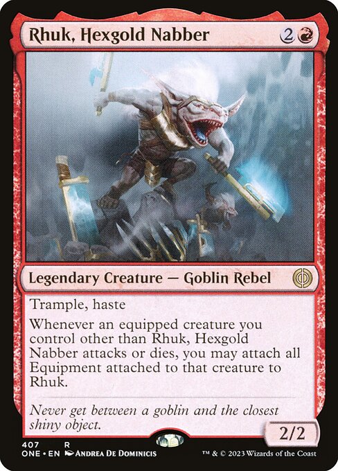 Rhuk, Hexgold Nabber (407) - Phyrexia: All Will Be One - Game On