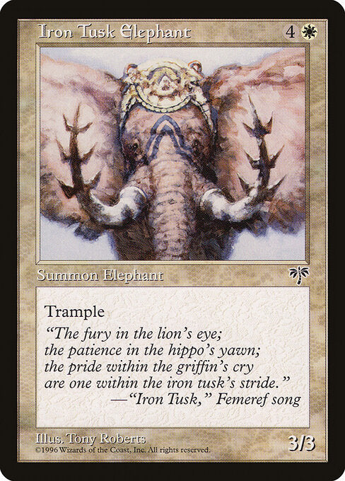 Iron Tusk Elephant (22) - Mirage - Game On