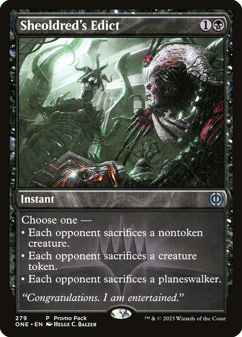 Sheoldred's Edict (279) - Phyrexia: All Will Be One - Game On