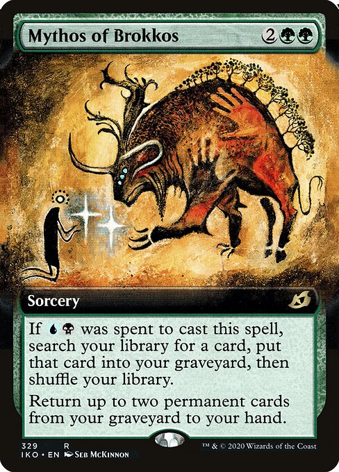 Mythos of Brokkos (329) - EXTENDED ART - Ikoria: Lair of Behemoths - Game On