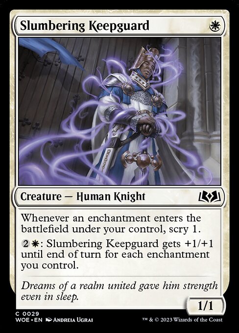 Slumbering Keepguard (29) - Wilds of Eldraine - Game On