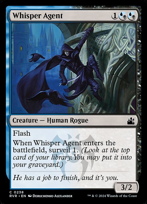 Whisper Agent (238) (Foil) - Ravnica Remastered - Game On