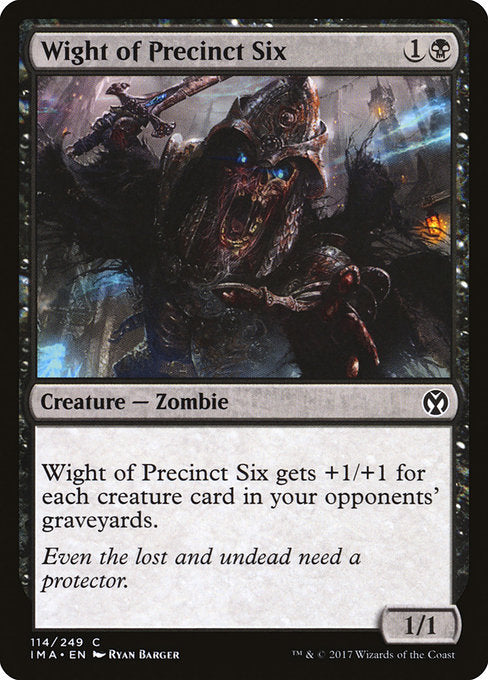 Wight of Precinct Six (114) - Iconic Masters - Game On