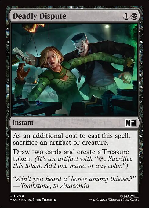 Deadly Dispute (794) (Foil) - Marvel Super Heroes Commander - Game On