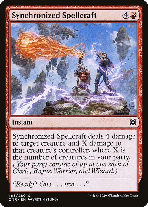 Synchronized Spellcraft (168) (Foil) - Zendikar Rising - Game On