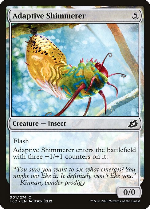 Adaptive Shimmerer (1) (Foil) - Ikoria: Lair of Behemoths - Game On