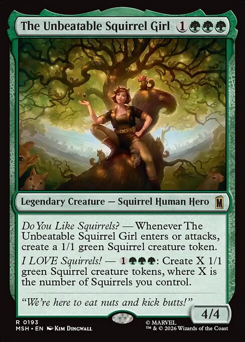 The Unbeatable Squirrel Girl (193) (Foil) - Marvel Super Heroes - Game On