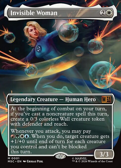 Invisible Woman (1) - BORDERLESS - Marvel Super Heroes Commander - Game On