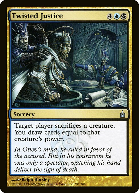 Twisted Justice (237) (Foil) - Ravnica: City of Guilds - Game On