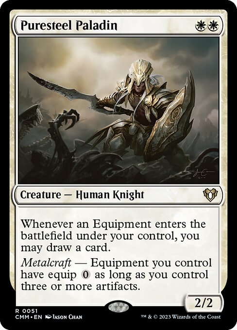 Puresteel Paladin (51) - Commander Masters - Game On