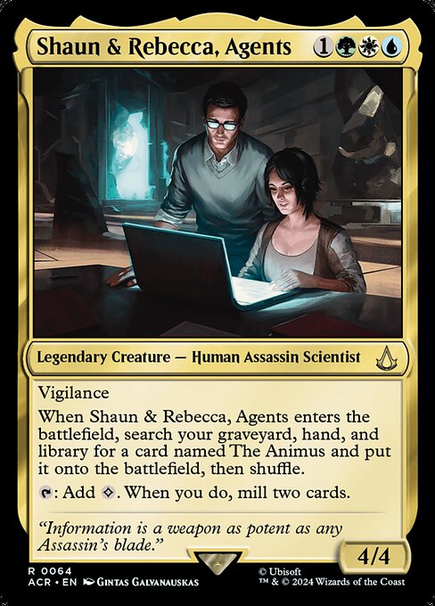 Shaun & Rebecca, Agents (64) - Assassin's Creed - Game On