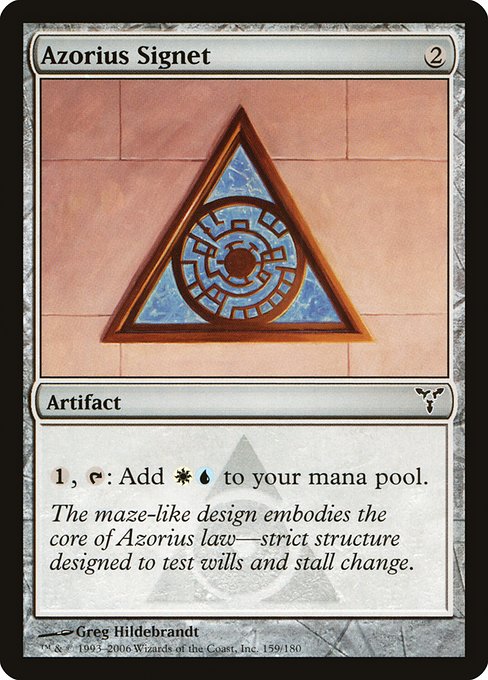 Azorius Signet (159) - Dissension - Game On